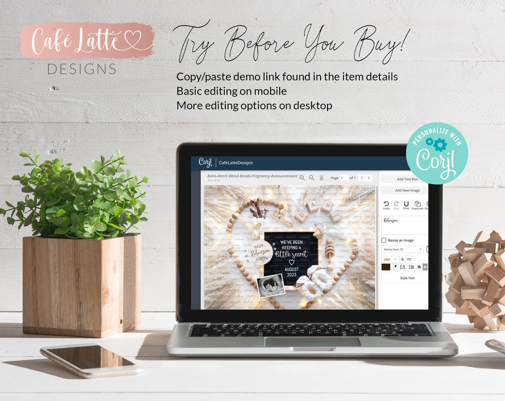 Pregnancy announcement digital, Pregnancy announcement to husband, Pregnancy announcement template, Pregnancy announcement grandparents, Pregnancy reveal, Pregnancy announcement gift, Baby announcement digital, Cafelattedesigns pregnancy reveal idea
